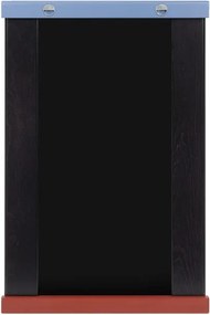 Lustro z półką z drewnianą ramą ścienne 50x75 cm Lun – noo.ma