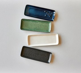 Ceramiczna taca do serwowania 14x38 cm Gastro Green/Black – Bitz