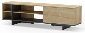 Szafka pod TV w dekorze dębu 160x44 cm Cequoia – Marckeric