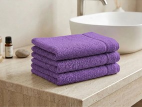 Ręcznik Classic mały fioletowy 30x50 cm, 100% bawełna