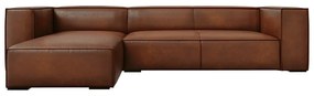 Koniakowy skórzany narożnik (lewostronny) Madame – Windsor &amp; Co Sofas