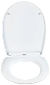Deska sedesowa POLAR z cichym domykaniem, Thermoplast, wzór roślinny, WENKO