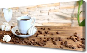 Obraz canvas Chwila z Aromatami Kawy