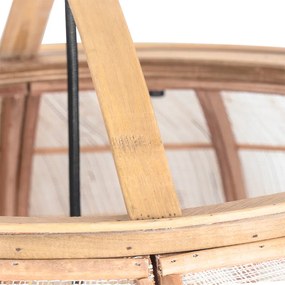 Inteligentna lampa wisząca brązowa 58 cm z Wifi G95 - Pascal