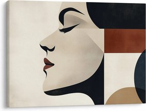 Obraz - Kobieta z profilu (70x50 cm)