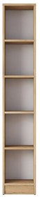 Regał w dekorze orzecha 30x170 cm Allen – Kalune Design