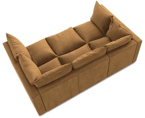 Sofa w kolorze terakoty 255 cm Manao – Makamii