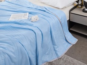 Chłodząca letnia kołdra CELIA, niebieska Rozmiar: 140 x 200 cm