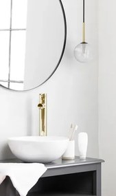 Beżowa lampa wisząca do salonu F4-L93