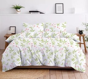 Pościel bawełniana Greno Premium Monday Morning 220x200 cm zielona GRENO