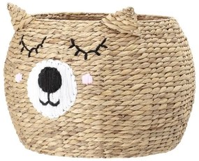 Dziecięcy kosz do przechowywania z hiacyntu wodnego Bloomingville, ⌀ 50 cm