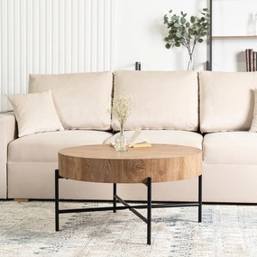 Stolik Kawowy BELIEF 79,5 cm Dąb Nowoczesny Loft