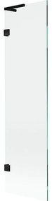 Mexen Lunar L parawan nawannowy 1-skrzydłowy 50 x 150 cm, transparent, czarny - 897L-050-000-70-00
