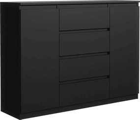 Komoda NUDO 120 cm do Salonu Sypialni Czarny