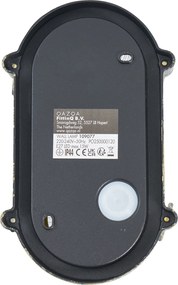 Zewnętrzna lampa ścienna i sufitowa owalna w kolorze antycznego złota IP44 - Noutica