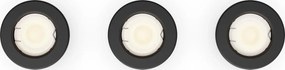 Philips - ZESTAW 3x oprawa wpuszczana sufitowa PERIDOT 1xGU10/7W/230V czarna