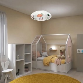 Rabalux 71190 papierowa lampa sufitowa dla dzieciHedgy - jeż i balonik, śred. 50 cm
