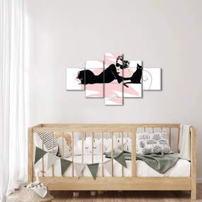 Obraz - Modna dama (125x70 cm)