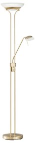 Lampa stojąca LED ze ściemniaczem w kolorze złota (wysokość 182 cm) Pool – Fischer &amp; Honsel