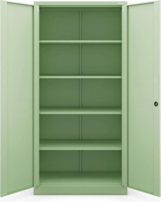 Szafa biurowa Fresh Style Jan 90x40x185 cm pastelowy zielony