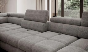 Narożnik EMPOLI XL w układzie U Lewostronny z funkcją spania Lewostronny w ktaninie AUSTIN 03 WERSAL