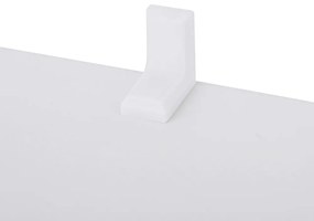 Vasagle Regał/półka na książki PRESTON, 70x24x190,5cm, biały