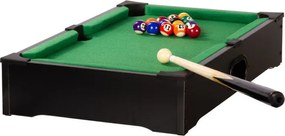 Mini bilard stołowy z akcesoriami 51 x 31 x 10 cm - czarny