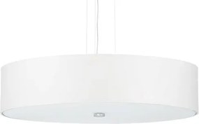 Biały minimalistyczny okrągły żyrandol - EX699 W0-T84