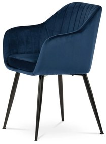 Zestaw krzeseł do jadalni PIKA BLUE4, 2 szt.