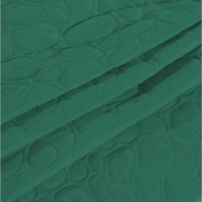 Zielona narzuta na łóżko STONE Rozmiar: 200 x 220 cm