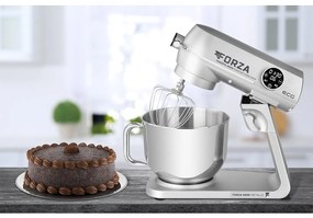 ECG Forza 6600 robot kuchenny Metallo Argento