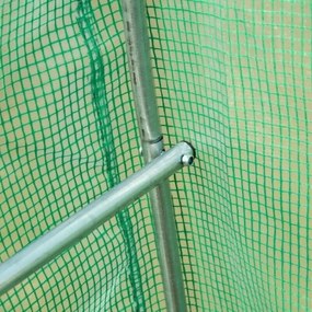 Szklarnia foliowa ogrodowa 2x4 m z oknami i moskitierą G228