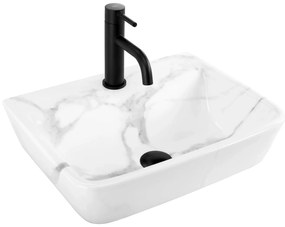 Umywalka nablatowa przyścienna Rea Altea Cloudy