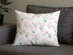 Zestaw 2 szt. dekoracyjnych poszewek na poduszkę BALUNEA 40x60 cm, biała