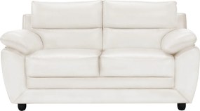 Kanapa 2-osobowa MANOA z ekoskóry– Biały