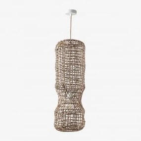 Lampa Sufitowa Zewnętrzna Aleida Naturalny - Biała & ↑75 Cm Aleida - Sklum