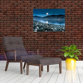 Obraz nocnego krajobrazu, Islandia (70x50 cm)