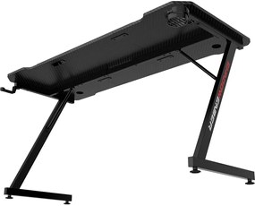 Biurko czarne gamingowe 140 cm H7-M70