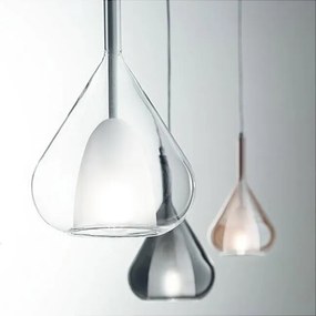 Lampa wisząca LED Lila z metalu i szkła borokrzemianowego 3481-47-297 Fabas Luce