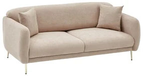 Beżowa rozkładana sofa 210 cm Simena – Balcab Home