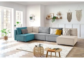 Sztruksowy narożnik (w kształcie litery U/strona zmienna) Nihad modular – Bobochic Paris