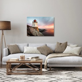 Obraz na szkle - Latarnia morska Castle Hill (70x50 cm)