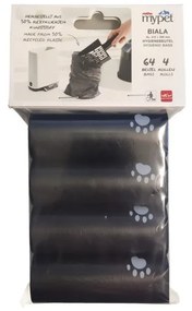 Czarne woreczki na żwirek do kuwety zestaw 4 szt. 11x18 cm Biala – Rotho