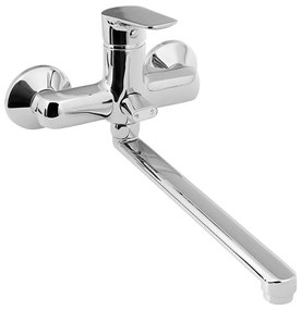 Aqualine - Umywalkowy/bateria do wanny LOTTA chrom błyszczący