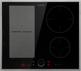 Klarstein Delicatessa Prime 60cm Płyta Indukcyjna 4 Strefy Gotowania Czarny