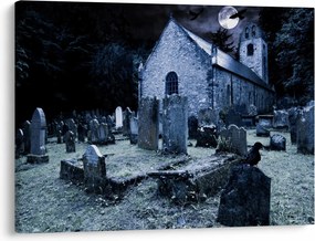 Obraz - Ciemna noc (70x50 cm)