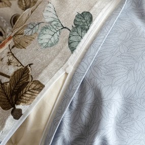 PrzytulneMieszkanie.pl PrzytulneMieszkanie.pl Pościel z mikroflanelu KWIANO szara Rozmiar pościeli: 70 x 90 cm | 140 x 200 cm