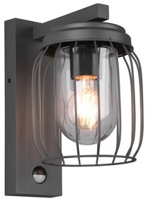 Lampa zewnętrzna z czujnikiem ruchu (wysokość 28 cm) Tuela – Trio