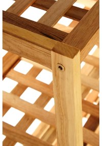 Szafka na buty z litego drewna orzechowego w naturalnym kolorze – Premier Housewares