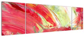 Obraz abstrakcji - malarstwo (170x50 cm)